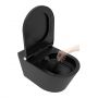 Toaleta myjąca ze stelażem wisząca bez kołnierza czarna 4030FS200302B Major&Maker Black Pearl + Coral Black zdj.9
