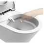Toaleta myjąca ze stelażem i przyciskiem wisząca bez kołnierza biała 4050FWS200302B Major&Maker Classic + Coral Black zdj.10