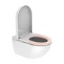 Toaleta myjąca ze stelażem i przyciskiem wisząca bez kołnierza biała I65S200302W Major&Maker Royal + Coral White zdj.12