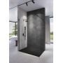 Ścianka prysznicowa walk-in 90 cm czarny mat/szkło przezroczyste S169005 Meissen Keramik Kontra zdj.3