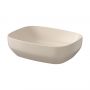 Umywalka 50x38.5 cm prostokątna nablatowa brąz/beż K712034 Meissen Keramik Farva zdj.1
