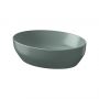 Umywalka 50x38.5 cm owalna nablatowa zielona K712037 Meissen Keramik Farva zdj.1