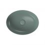 Umywalka 50x38.5 cm owalna nablatowa zielona K712037 Meissen Keramik Farva zdj.3