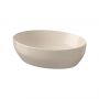 Umywalka 50x38.5 cm owalna nablatowa brąz/beż K712046 Meissen Keramik Farva zdj.1