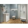 Miska WC z deską wolnoopadającą wisząca bez kołnierza biały połysk S701554 Mito Cersania zdj.6