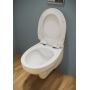 Miska WC z deską wolnoopadającą wisząca bez kołnierza biały połysk S701554 Mito Cersania zdj.7