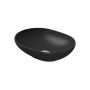 Umywalka 50x38 cm owalna nablatowa antracyt K711021 Mito Savio zdj.4