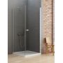 Kabina prysznicowa 110x90 cm prostokątna chrom połysk/szkło przezroczyste D0141A/D0150B New Trendy New Soleo zdj.1