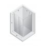 Kabina prysznicowa 100x80 cm prostokątna chrom połysk/szkło przezroczyste D0146A/D0091B New Trendy New Soleo zdj.2