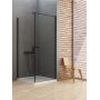 Kabina prysznicowa 110x70 cm prostokątna czarny mat/szkło przezroczyste D0229A/D0148BWP New Trendy New Soleo Black zdj.1