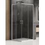 Kabina prysznicowa 120x80 cm prostokątna chrom połysk/szkło przezroczyste D0302A/D0295A New Trendy Prime zdj.1