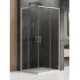 Kabina prysznicowa 120x90 cm prostokątna chrom połysk/szkło przezroczyste D0302A/D0297A New Trendy Prime zdj.1