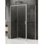 Kabina prysznicowa 150x90 cm prostokątna chrom połysk/szkło przezroczyste D0308A/D0124B New Trendy Prime zdj.1