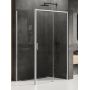 Kabina prysznicowa 150x100 cm prostokątna chrom połysk/szkło przezroczyste D0309A/D0125B New Trendy Prime zdj.1