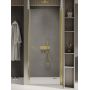 Drzwi prysznicowe 100 cm uchylne złoty połysk/szkło przezroczyste D0453A New Trendy New Soleo Light Gold zdj.1