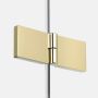 Drzwi prysznicowe 70 cm składane złoty połysk/szkło przezroczyste D0461A New Trendy New Soleo Light Gold zdj.5