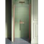 Drzwi prysznicowe 70 cm uchylne miedź szczotkowany/szkło przezroczyste D0489A New Trendy New Soleo Copper Brushed zdj.1