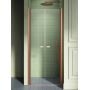 Drzwi prysznicowe 80 cm uchylne miedź szczotkowany/szkło przezroczyste D0494A New Trendy New Soleo Copper Brushed zdj.1