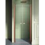 Drzwi prysznicowe 90 cm uchylne miedź szczotkowany/szkło przezroczyste D0495A New Trendy New Soleo Copper Brushed zdj.1