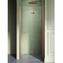 Drzwi prysznicowe 90 cm składane miedź szczotkowany/szkło przezroczyste D0503A New Trendy New Soleo Copper Brushed zdj.1