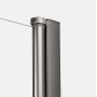Drzwi prysznicowe 80 cm uchylne grafitowy szczotkowany/szkło przezroczyste D0529A New Trendy New Soleo Gunmetal Brushed zdj.5