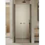 Drzwi prysznicowe 120 cm uchylne grafitowy szczotkowany/szkło przezroczyste D0537A New Trendy New Soleo Gunmetal Brushed zdj.1