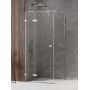 Kabina prysznicowa 100x80 cm prostokątna chrom połysk/szkło przezroczyste EXK1461 New Trendy Avexa zdj.1