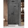 Drzwi prysznicowe 110 cm uchylne czarny mat/szkło przezroczyste EXK1553 New Trendy Avexa Black zdj.1