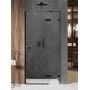 Drzwi prysznicowe 120 cm uchylne czarny mat/szkło przezroczyste EXK1555 New Trendy Avexa Black zdj.1