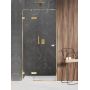 Drzwi prysznicowe 80 cm uchylne EXK1630 New Trendy Avexa Gold Shine zdj.1