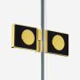 Drzwi prysznicowe 120 cm uchylne EXK1638 New Trendy Avexa Gold Shine zdj.5