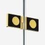 Kabina prysznicowa prostokątna 120x90 cm EXK1684 New Trendy Avexa Gold Shine zdj.5