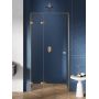 Drzwi prysznicowe 110 cm uchylne złoty szczotkowany/szkło przezroczyste EXK1720 New Trendy Avexa Gold Brushed zdj.1