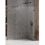 Ścianka prysznicowa walk-in 130 cm czarny mat/szkło przezroczyste EXK1972 New Trendy Avexa Black zdj.1