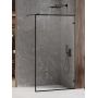Ścianka prysznicowa walk-in 120 cm czarny mat/szkło przezroczyste EXK2043 New Trendy Avexa Black zdj.1