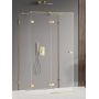 Kabina prysznicowa 120x80 cm prostokątna złoty połysk/szkło przezroczyste EXK2119 New Trendy Avexa Gold Shine zdj.1