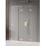 Kabina prysznicowa 110x80 cm prostokątna złoty połysk/szkło przezroczyste EXK2143 New Trendy Avexa Gold Shine zdj.1