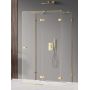 Kabina prysznicowa 120x110 cm prostokątna złoty połysk/szkło przezroczyste EXK2147 New Trendy Avexa Gold Shine zdj.1