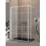Ścianka prysznicowa walk-in 30 cm biały mat/szkło ze wzorem EXK2246 New Trendy New Modus White zdj.1