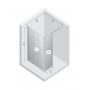 Ścianka prysznicowa walk-in 30 cm biały mat/szkło ze wzorem EXK2246 New Trendy New Modus White zdj.2