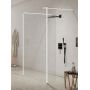 Ścianka prysznicowa walk-in 120 cm biały mat/szkło przezroczyste EXK2274 New Trendy New Modus White zdj.1