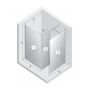 Ścianka prysznicowa walk-in 100 cm biały mat/szkło przezroczyste EXK2279 New Trendy New Modus White zdj.2