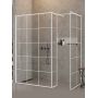 Ścianka prysznicowa walk-in 80 cm biały mat/szkło ze wzorem EXK2280 New Trendy New Modus White zdj.1