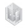 Ścianka prysznicowa walk-in 80 cm biały mat/szkło ze wzorem EXK2280 New Trendy New Modus White zdj.2