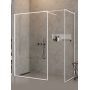 Kabina prysznicowa walk-in 140x90 cm biały mat/szkło przezroczyste EXK2322 New Trendy New Modus White zdj.1