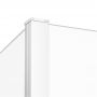 Kabina prysznicowa walk-in 140x90 cm biały mat/szkło przezroczyste EXK2322 New Trendy New Modus White zdj.5