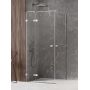 Kabina prysznicowa 120x110 cm prostokątna chrom połysk/szkło przezroczyste EXK2406 New Trendy Avexa zdj.1