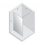 Ścianka prysznicowa walk-in 120 cm chrom połysk/szkło przezroczyste EXK2510 New Trendy Avexa zdj.2