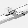Ścianka prysznicowa walk-in 50 cm chrom połysk/szkło przezroczyste EXK2523 New Trendy Avexa zdj.5