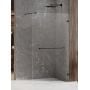 Ścianka prysznicowa walk-in 80 cm czarny mat/szkło przezroczyste EXK2668 New Trendy Avexa Black zdj.1